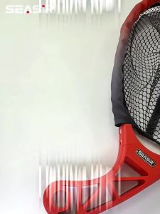 Lưới Câu Cá Di Động SEASIR Với Khung Thép Đàn Hồi Cao Tay Cầm Rỗng Bằng Nhựa ABS Thiết Kế Gấp Gọn Kèm Túi Đựng Chống Thấm Nước.