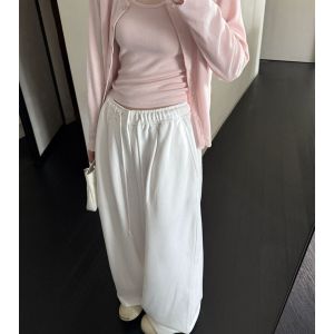 Loose Straight Leg Casual Pants Mens plus Size Drapey Comfortable Autumn Winter Trousers for Couples Casual Loose Fit Trousers