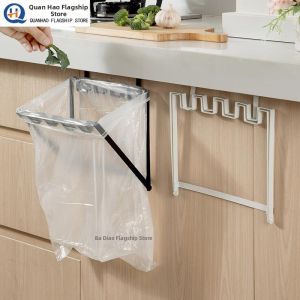 Foldable Plastic Bag Holding Rack Kitchen