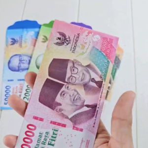 Amplop/Angpau Lebaran Idul Fitri Motif Uang Isi 10 Pcs Terbaru Ukuran Panjang/Amplop Murah Terbaru