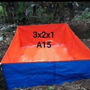 TERPAL KOLAM IKAN UK 3X2X1 BAHAN A15 MADE IN KOREA
