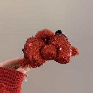 กิ๊บติดผมรูปฉลามสีแดงสไตล์ย้อนยุคระดับไฮเอนด์สำหรับผู้หญิง กิ๊บติดผมแบบใหม่สำหรับผู้หญิงที่สวมหมวก