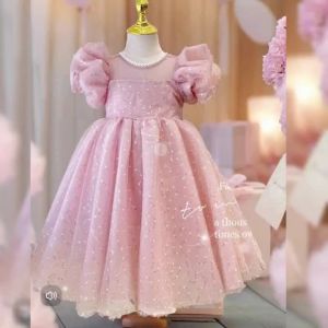 [PRINCESS KESLI] 2-11 Tahun Gaun Anak Perempuan gaya hutan putri bayi gaya panas dengan lengan engah