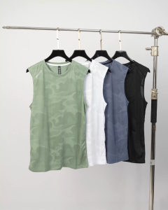 Áo sát nách nam S2 SPORT tanktop thể thao hoạ tiế camouflage COOLMAX thun lạnh co giãn thoáng khí - STT10