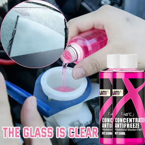KJM 50ml Concentrated Windshield Washer Fluid All-Purpose Car Glass Cleaner for Oil Film Grime and Daily Stains Removal