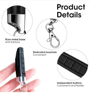 Universal 433MHz Electric Gate Remote Control Self-copying Garage command RF Wireless Duplicator Clone Code Learning code 433.92