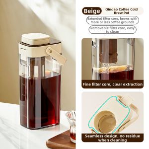 PAKCHOICE | Cold Brew & Cold Infusion Coffee Maker Large Capacity with Scale