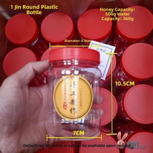 forsso | Food Grade Durable Transparent Plastic Storage Jar with Lid