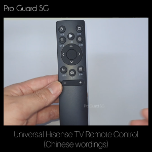 [SG] Replacement Hisense (Singapore) Universal Hisense TV Remote Control (Chinese Wordings)