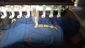 Topi SMP Biru Seragam Sekolah Menengah Pertama SMP MTS Kualitas Bagus Model Belakang Rel Bordir Custom Satuan Bisa Reques Tambah Bordir Kanan Kiri Sesuai Keinginan Sendiri