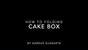 (5PCS) KARDUS CAKE BOX / KOTAK KUE Uk. 18x18x8 CM