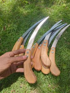Gergaji Bonsai lengkung Pruning Gergaji baja slendang