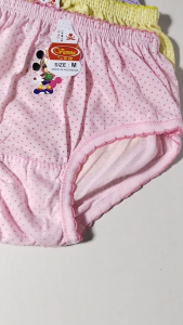 Celana Dalam Anak CDVKRM Wanita Perempuan Warna Vienna Bintik Motif Karakter Ukuran Size M
