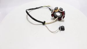 Motorcycle Ignition Coil 6 Coil 5 Wire Stator for 50cc/70cc/90cc/110cc/125cc ATV Quad Go Kart - Magneto Replacement