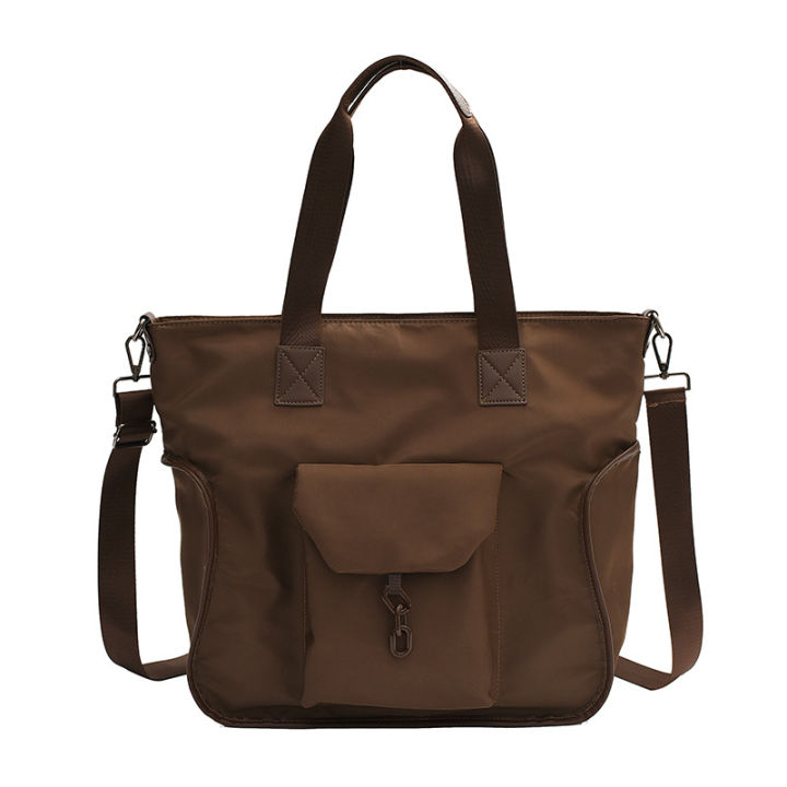 Leacat Nylon Large Capacity Women Bag New Texture Versatile Student ...