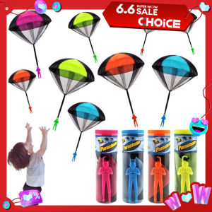 Hand Throwing Mini Soldier Camouflag Parachute for Kids Outdoor Toys Game Educational Flying Sport for Children