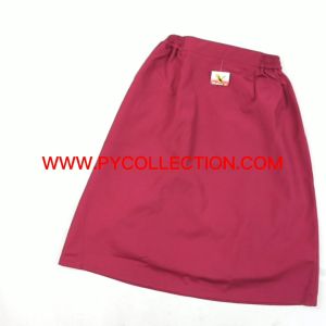 FALCON PREFECT SHORT SKIRT MAROON - 小学巡查员 短裙 (朱红色) PRIMARY MAROON SHORT SKIRT ( SKIRT PENDEK MAROON COTTON ) - 208