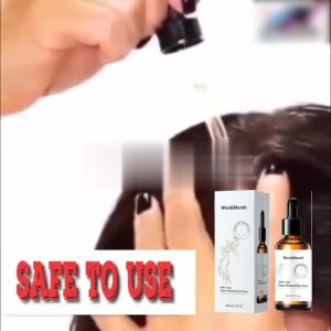 West&Month Thickening Hair Oil 60ml Repairs Strengthens Strengthens Hair Nourishes Hair Roots