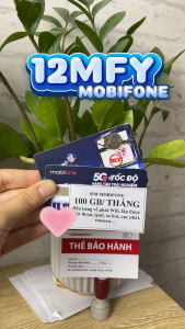 (SIÊU ƯU ĐÃI) Sim 4G 5G MobiFone Tặng 100GB/Tháng Full Tốc Độ Cao Miễn Phí Sử Dụng 12 Tháng Không Cần Nạp Tiền 12MFY100 FREESHIP - CHƯA KÍCH HOẠT.