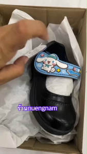 รองเท้านักเรียนอนุบาลหญิง ลายชินาม่อน รองเท้าอนุบาลหญง รองเท้านักเรียน (ขอบิลเบิกทางโรงเรียนได้)