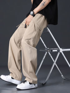 Quần Dài Công Sở Mỏng Mùa Hè Cho Bé Trai Quần Dài Ống Đứng Màu Kaki Quần Dài Thường Ngày Cho Thanh Thiếu Niên Trung Học Phổ Thông