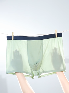 SG Stocks! Ice Silk Disposable Mens Brief Boxer Travelling Individual EO Sterilization 4Pcs/Pack