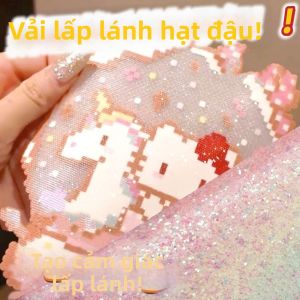 XINZUO | Irons-On Rainbow Glitter Sheets Sparkle Paper Crafting Accessories