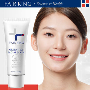 FAIR KING Green Tea Blackhead Nose Oil Control Mud Pore Face Cream Repair Fade Freckles Remove Dark Spots Melanin Whitening Facial Cream