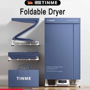 Foldable TINME Dryer Household Folding Dryer Quick Drying Clothes Dryer Small Portable Large Capacity Wardrobe