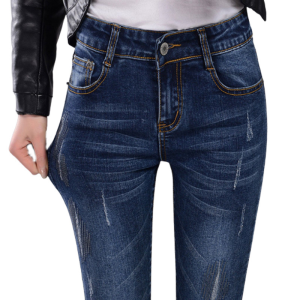 Quần jean nữ lưng cao co giãn - QJ-111a