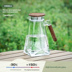 BOANG | Durable Glass Cold Water Pitcher with Large Capacity for Cold Brewing Tea Set