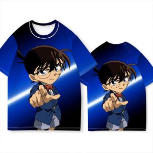 Bandai | 2026 Fashion New 3D Detective Conan T-shirt Mens Street Wear T-shirt Summer Womens Mens Super Large T-shirt Top Mens Wear