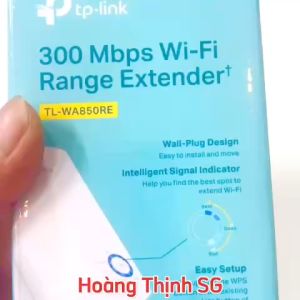 Bộ Kích Sóng Wifi Repeater TP-Link TL-WA850RE 300Mbps Bộ mở rộng sóng wifi TP-Link - Hàng Chính Hãng
