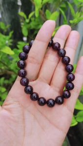 สร้อยข้อมือโกเมน มีใบรับรอง หินแห่งชัยชนะและอำนาจ เพิ่มความกระตือรือร้น ปรับสมดุล สร้างพลังบวก ตัวแทนของความรัก มีเสน่ห์ เสริมโชค