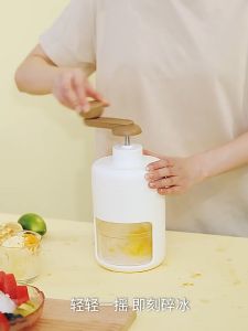 เครื่องทำน้ำแข็งใส สีขาว เครื่องทำน้ำแข็งใส เครื่องไสน้ำแข็ง เครื่องทำน้ำแข็งไสเกล็ดหิมะ ice crusher