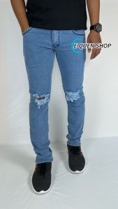 FIFTY ONE DENIM Celana Jeans Sobek Pria Distro Bio Blit 28 34