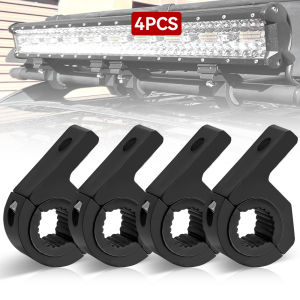 Universal Motorcycle LED Headlight Spotlight Mount Bracket Adjustable Fog Light Auxiliary Lamp Bumper Clamps Accessories