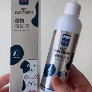 GATA Pet Ear Drops Rinse Ear Flush Cleaner Solution Cleansing Deodorizing Soothing Odor Control Kucing Air Cuci Telinga