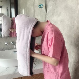 2024 New Arrival Double Layer Hair-Drying Cap Womens Quick-Drying Super Absorbent Hair Hair-Drying Towel Shower Cap Headcloth