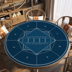 XY | Texas Holdem Poker Custom Table Cloth Mat Rubber Baccarat Special