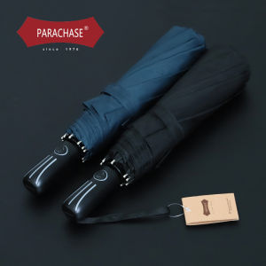 ร่มกอล์ฟใหญ่ร่มชูชีพสำหรับผู้ชายกันลม123ซม. ท่องเที่ยวกลางแจ้งพับได้ร่มขนาดใหญ่แบบอัตโนมัติ