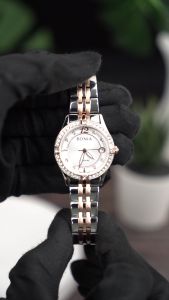 Jam Tangan Wanita BONIA Elegance B10784-2615S Silver Dial Dual Tone Stainless Steel Strap