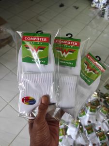 kaus kaki polos putih eceran