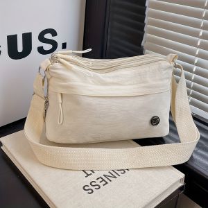 New Womens Crossbody Bag for Commuting Lightweight Large Capacity Fashionable Multifunctional Multi-Pocket Shoulder Bag