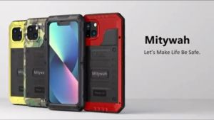 Ốp lưng R-Just IP68 cho iPhone 16 Pro Max 15 14 Plus 13 12 11 Pro Max XS XR 8 + 7 + 6 Plus SE 2020 IP68 kim loại thô chống nước vỏ bảo vệ vỏ chống sốc miếng bảo vệ màn hình