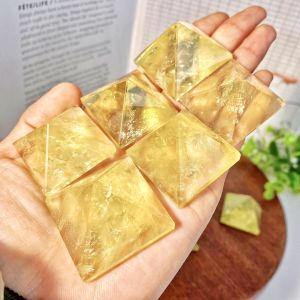 1PC High Quality Citrine Pyramid Natural Crystal PyramidNatural Decoration Birthday Gift Women Gift Girlfriend Gift.