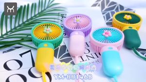 Kipas Angin Mini Portable Kipas Angin USB Genggam Karakter Kipas Angin Stand Kipas Angin lucu Unik Kipas Angin Buah Kipas Angin Bunga Kipas Angin Rainbow