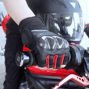 Găng tay bảo hộ Moto MDL-0327 phiên bản cụt ngón gù Carbon - Chính hãng Motowolf