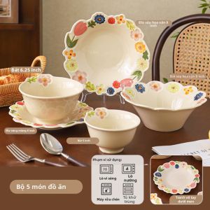 SHELI | Bát Sứ Nổi Dưới Mài Cao Cấp