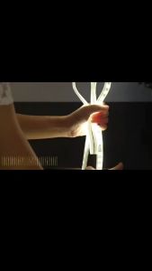 แถบไฟ LED แถบแสงหน้าแรกห้องนั่งเล่นเพดาน 220V กันน้ำกลางแจ้งแถบยาว LED อ่อน